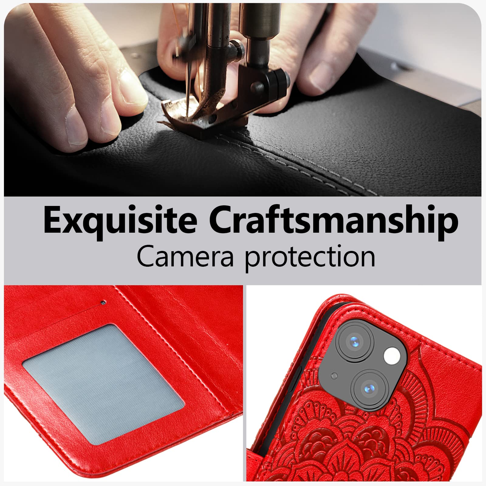 Amazon.com: EYZUTAK Mandala Case for iPhone 14/iPhone 13, Premium